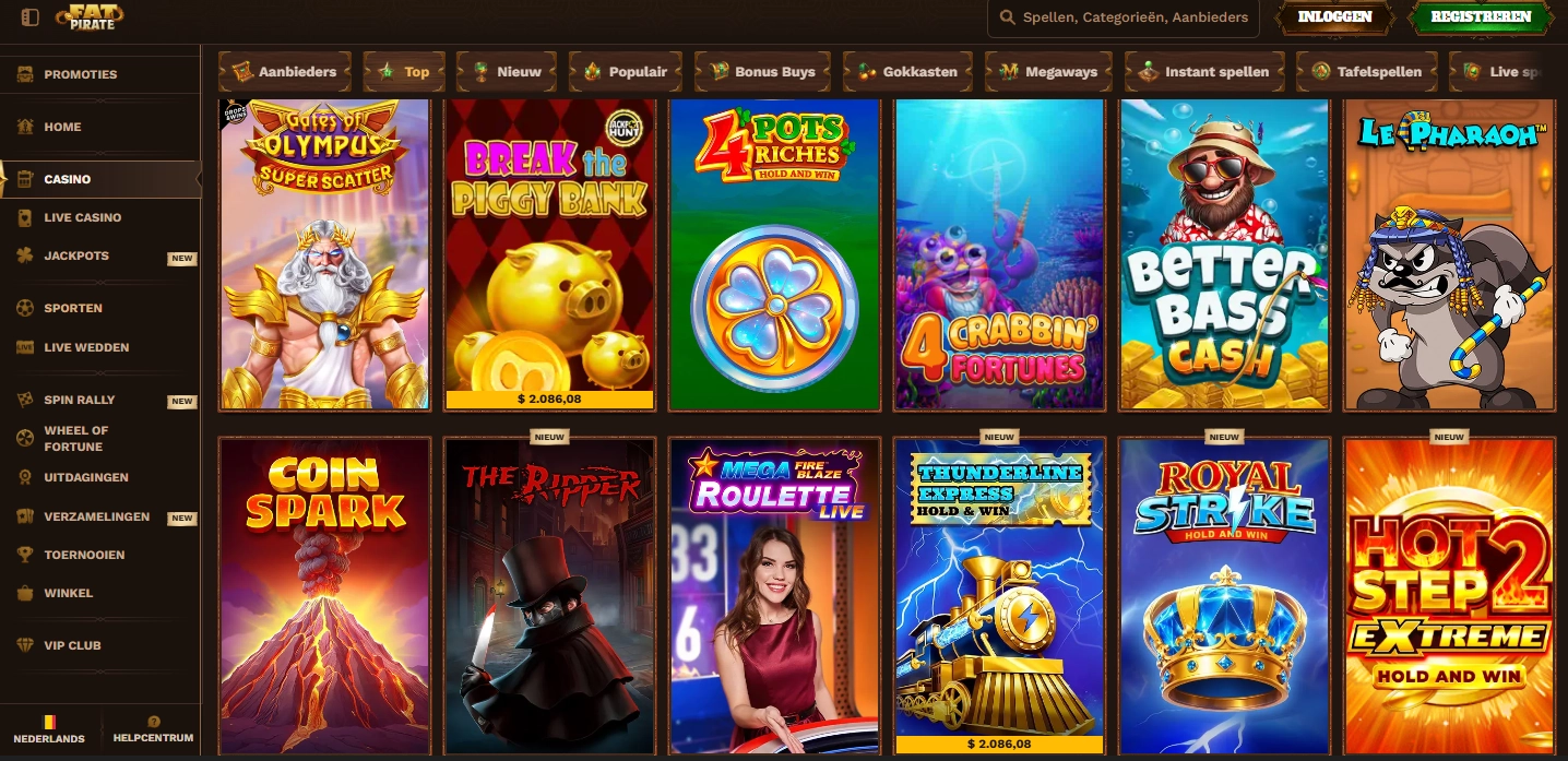 Fat Pirate beste buitenlandse casino's online casino buitenland